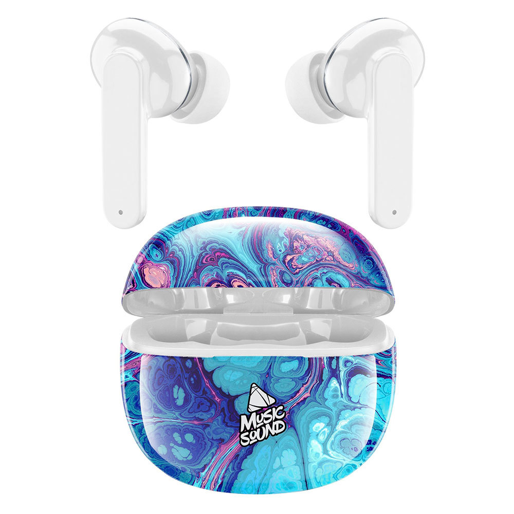 Bluetooth Earbuds CELLULARLINE Music Sound True Wireless BTMSTWSINEAR4  purple/blue | Stephanis