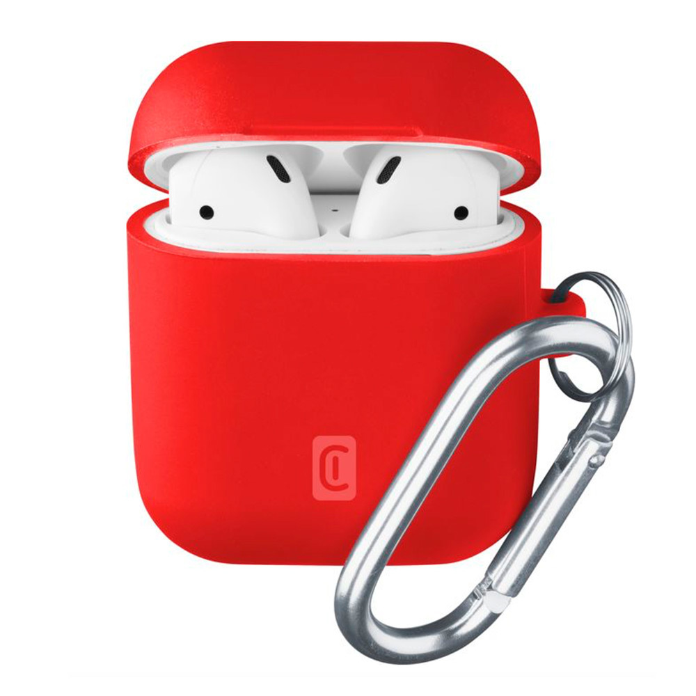 Case for AirPods Gen 1/2 CELLULARLINE Bounce BOUNCEAIRPODSR red