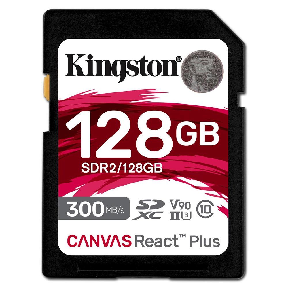 Memory card 128GB SDΧC KINGSTON Canvas React Plus SDR2/128GB