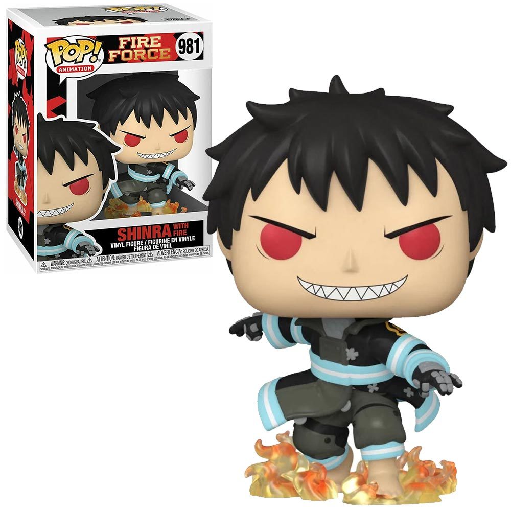 Action Figure FUNKO POP! Animation: Fire Force - Shinra with Fire