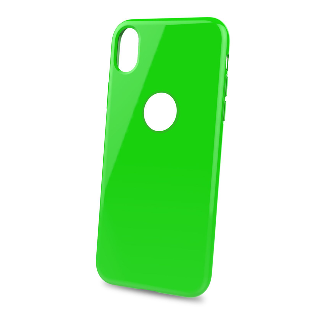 Cover for iPhone XR CELLY TPU GELSKIN998LG lime