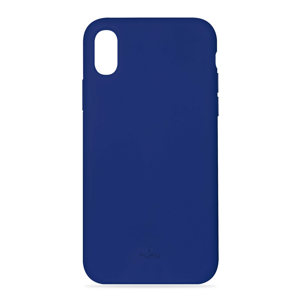 Cover for iPhone XS Max PURO Icon IPCX65ICONDKBLUE blue