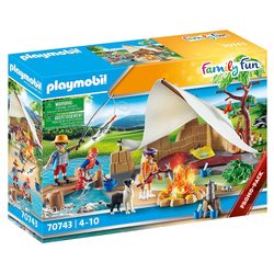  Playmobil Family Camping Trip Playset : Toys & Games