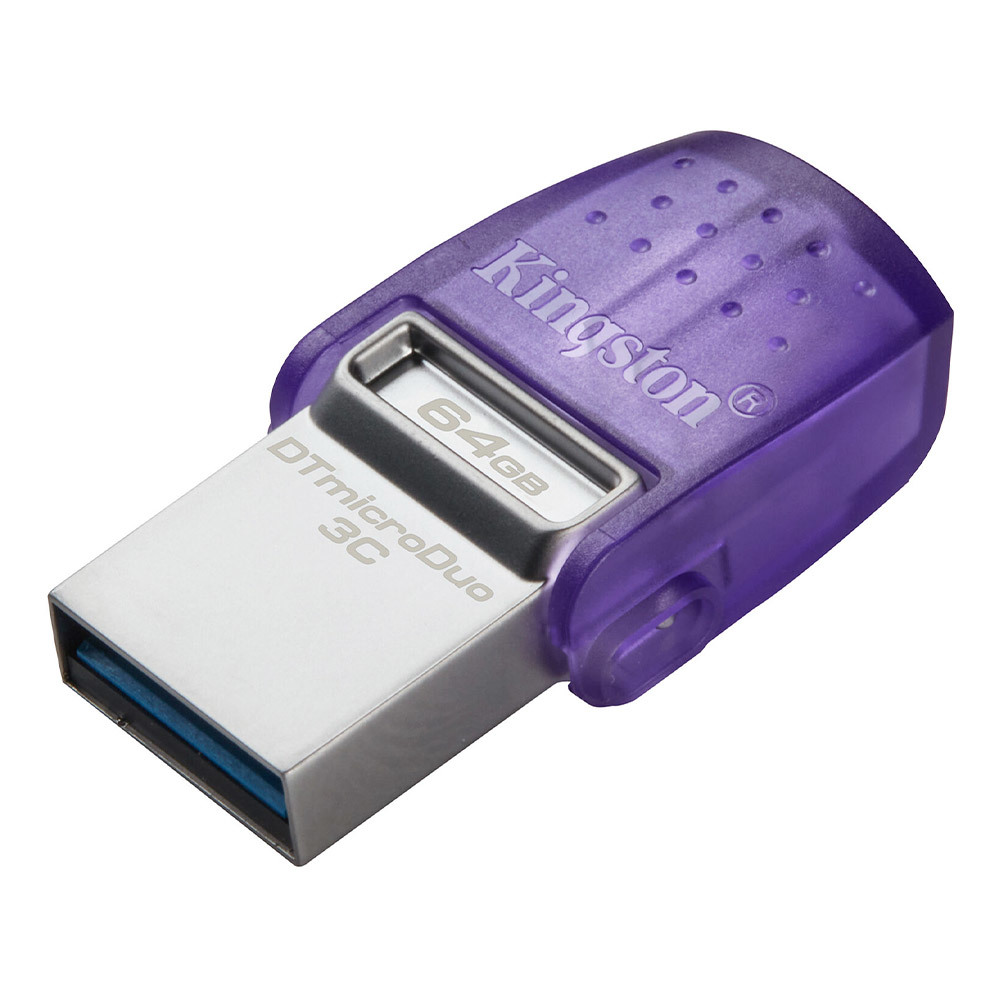 Memory Stick USB 3.2 64GB KINGSTON Datatraveler microDuo 3C DTDUO3CG3/64GB silver/purple
