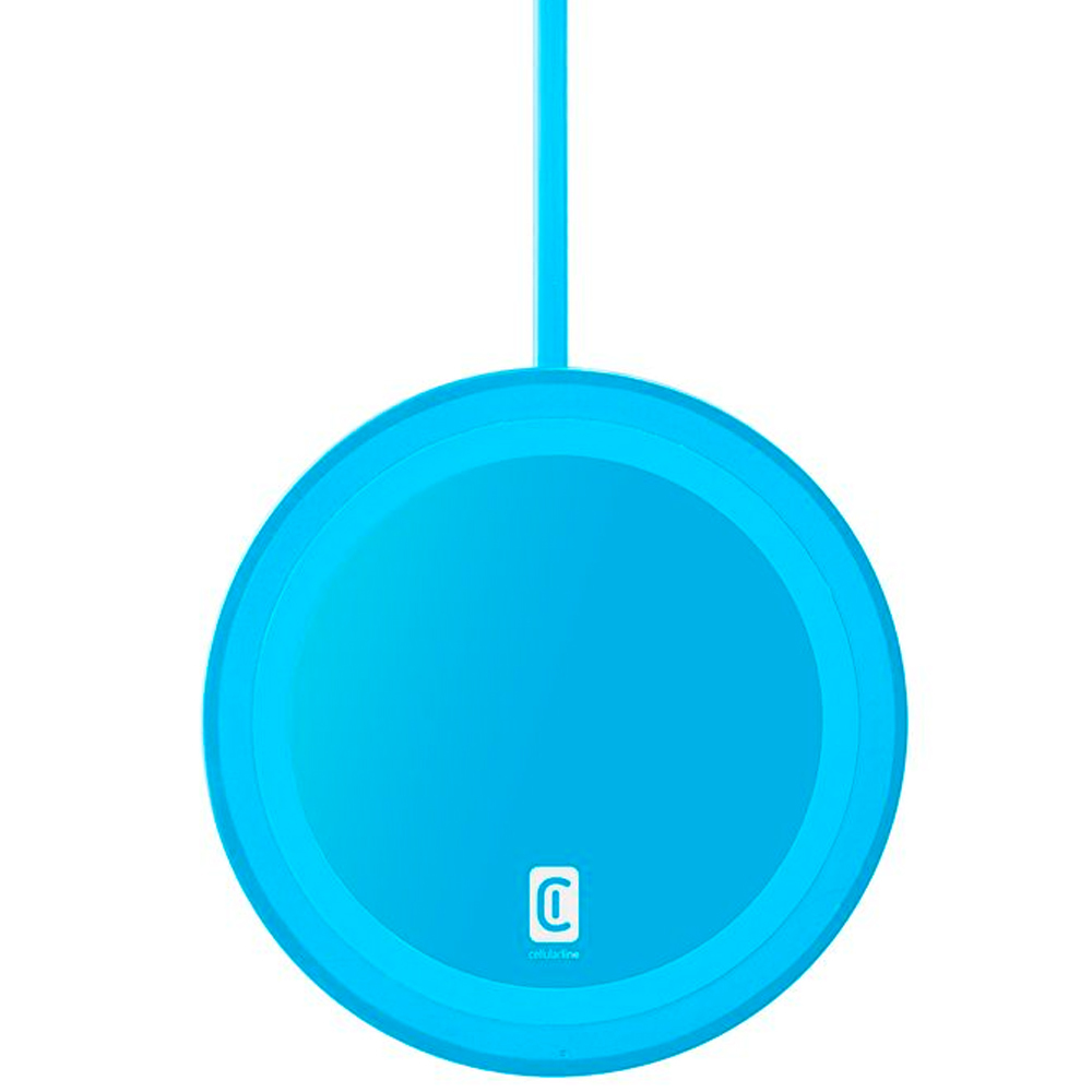 Wireless Charger CELLULARLINE Neon Fast Charge WIRELESSCOLOR10WU blue